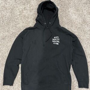 Anti Social Social Club Classic Black Hoodie